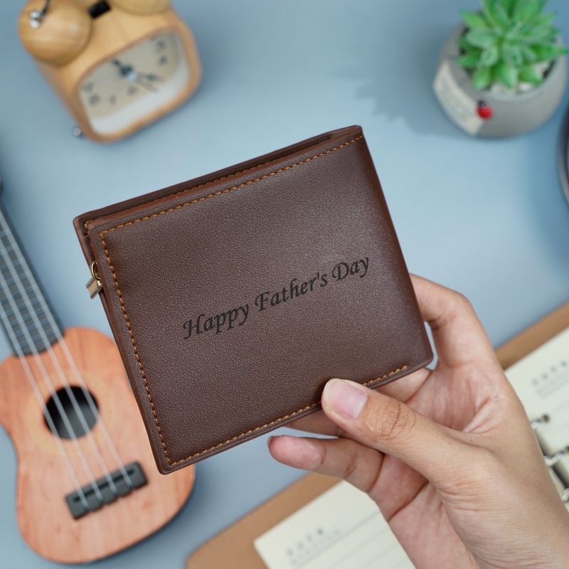 Personalized Hooked on Dad Wallet